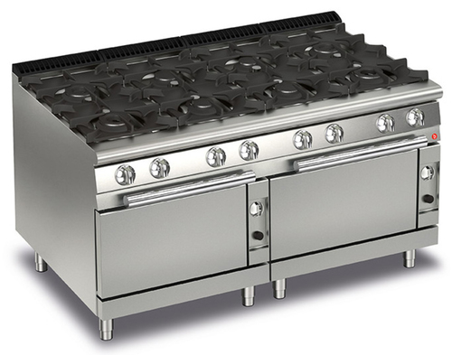 8 BURNER GAS ON 2 GAS OVEN BARON